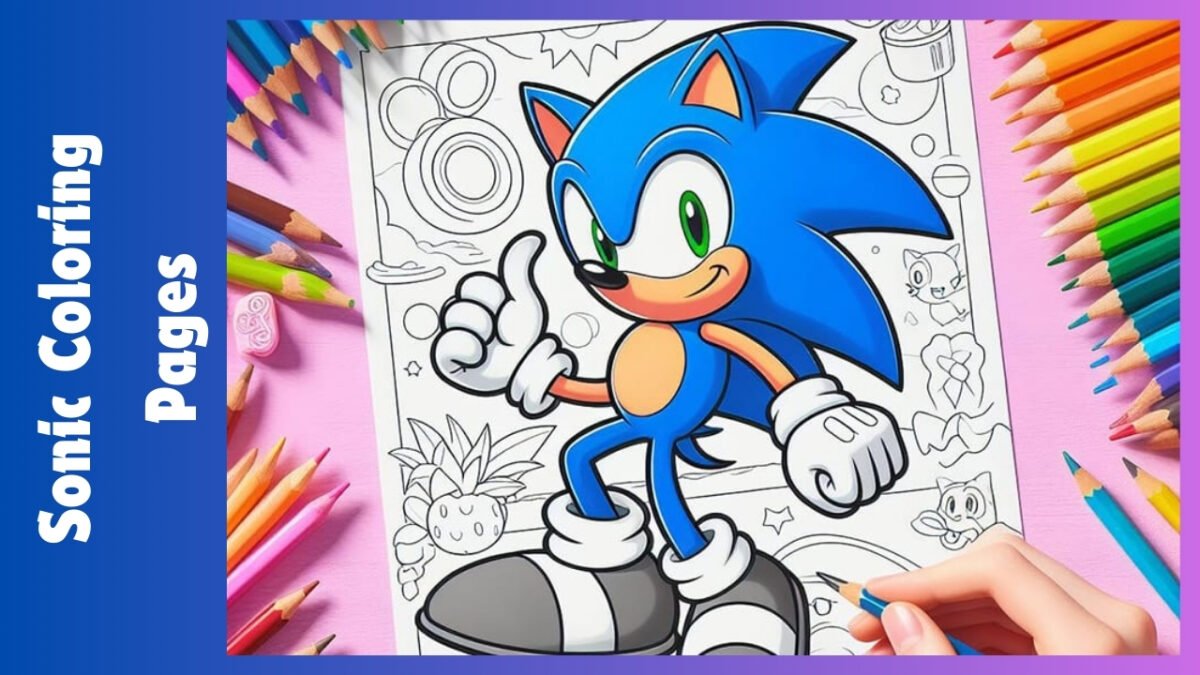 Sonic Coloring Pages