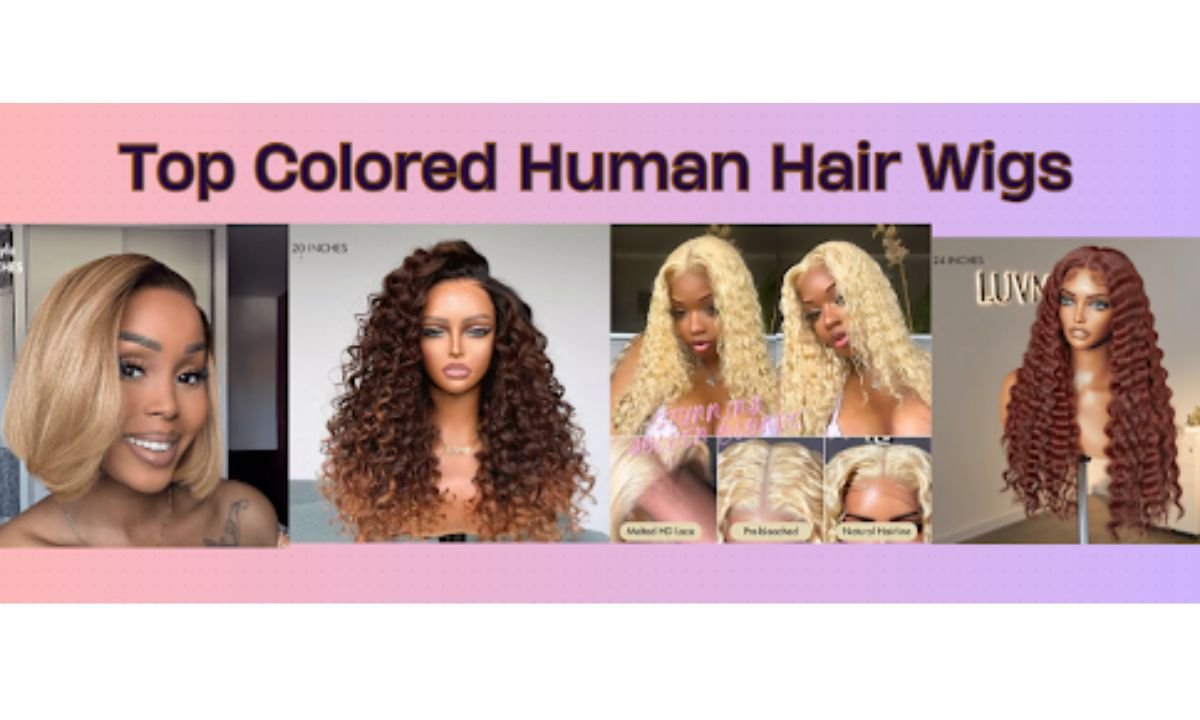 Colored Human Hair Wigs