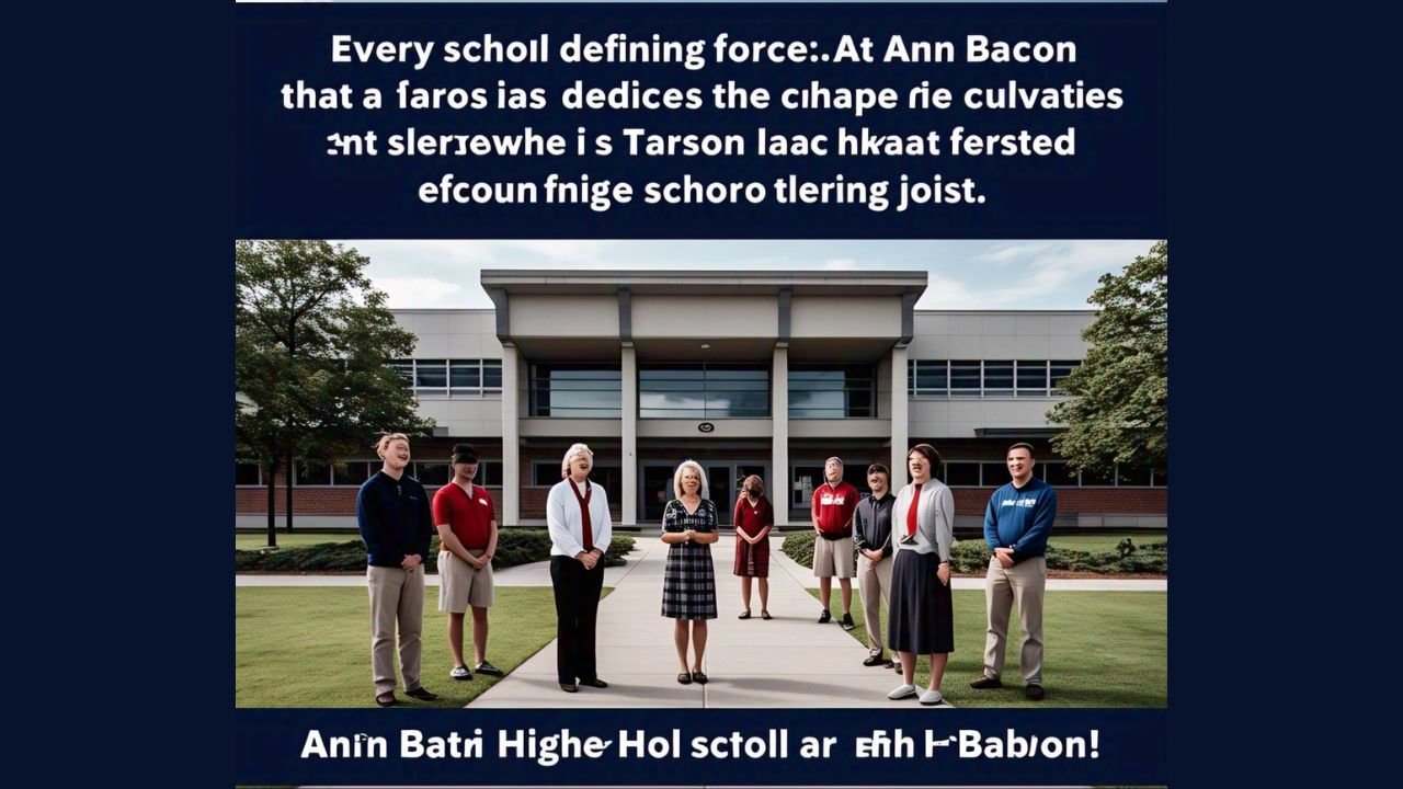 Tartan High School Ann Bacon