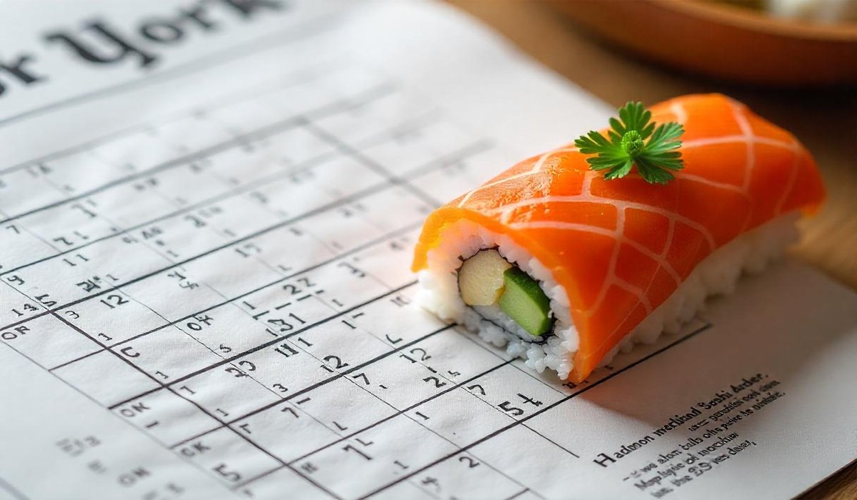 Salmon Wrapped Sushi Order NYT