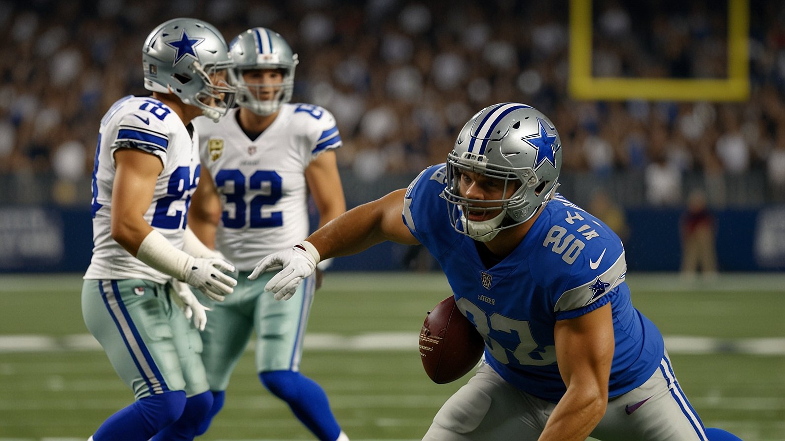 Detroit Lions vs Dallas Cowboys Match Player Stats